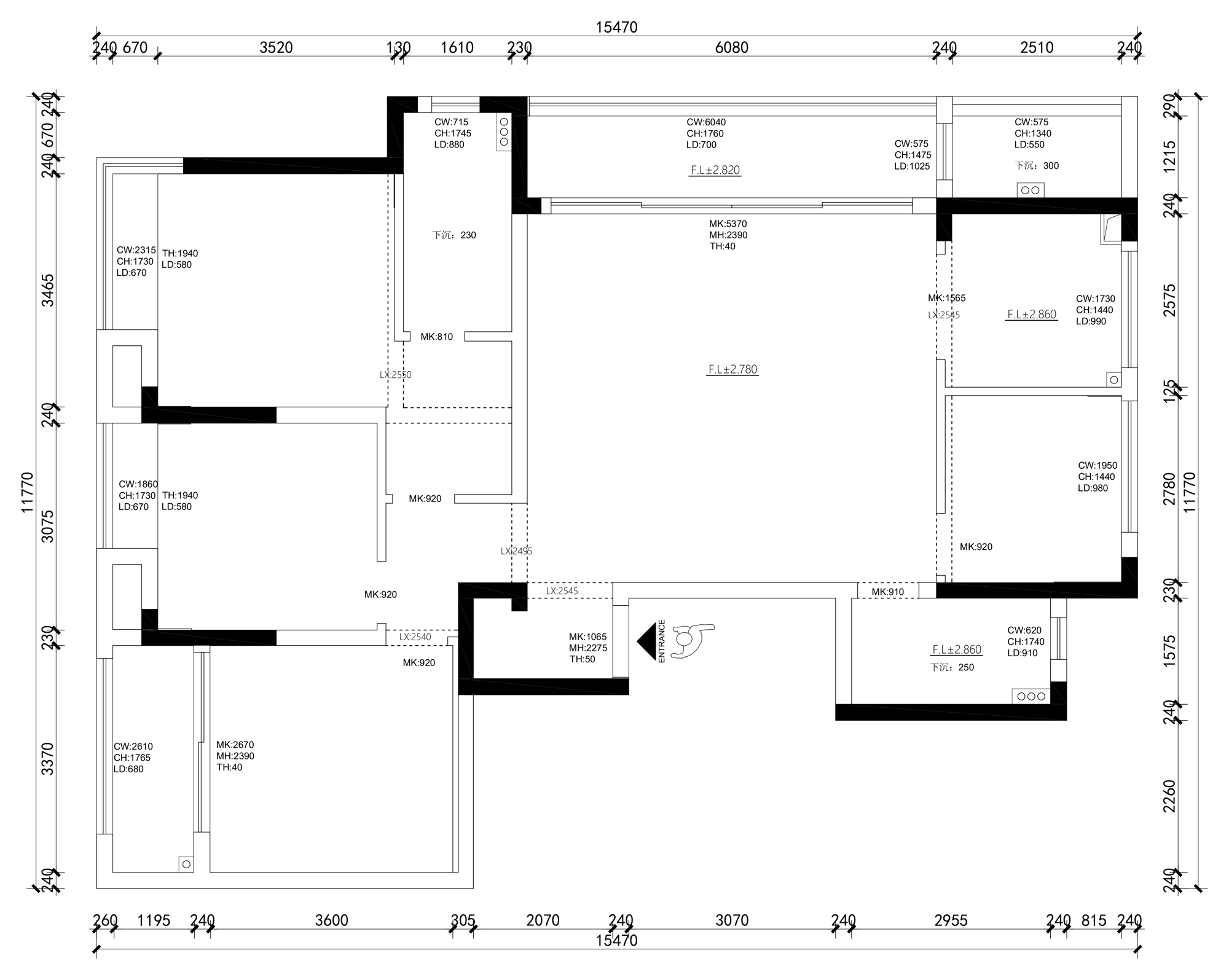 Qintang Mingdi original floor plan